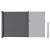 ArtLife Seitenmarkise Dubai 200 x 300 cm ausziehbar Blickdicht, Sichtschutz & Windschutz für Balkon & Terrasse, Seitenrollo mit Wandhalterung - grau - 5