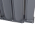 COSTWAY Doppelseitenmarkise ausziehbar, Seitenmarkise Markise Seitenwandmarkise Sichtschutz Sonnenschutz Windschutz für Garten, Veranda und Terrasse (160x600cm, Grau) - 2